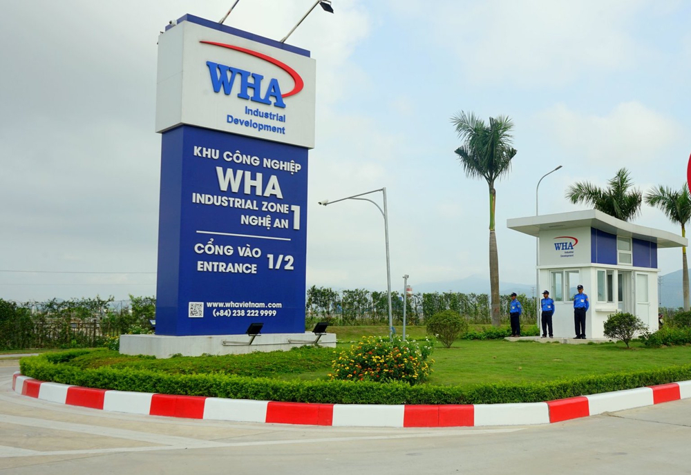 Khu công nghiệp WHA tập trung nhiều nhà máy của các tập đoàn lớn 