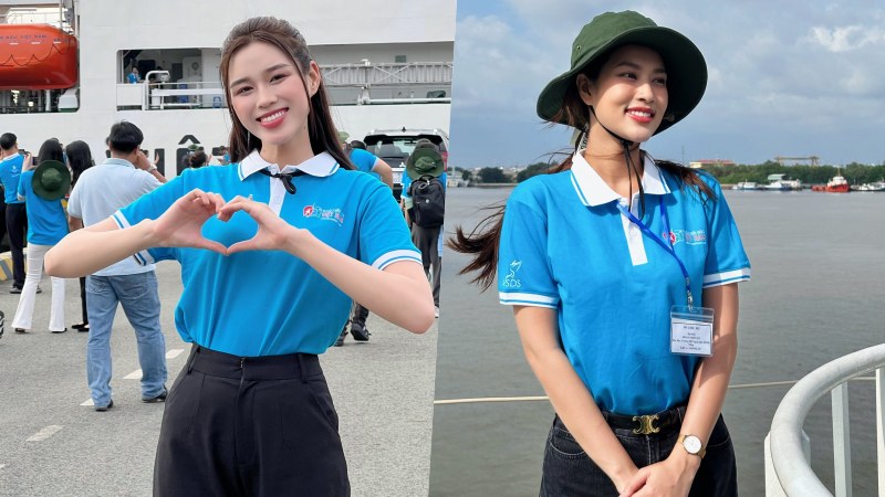 Hoa hậu Thiên Ân, Đỗ Hà cùng hàng trăm sinh viên khởi hành đến quần đảo Trường Sa
