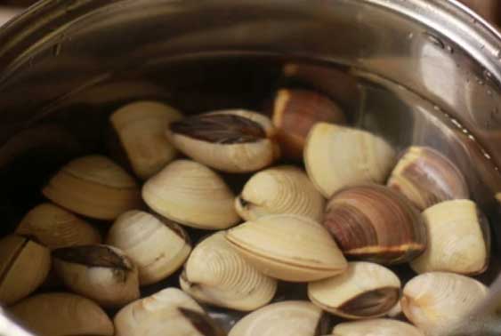 Ngâm ngao với loại nước này, ngao nhả cát cực nhanh, chỉ 10 phút là sạch