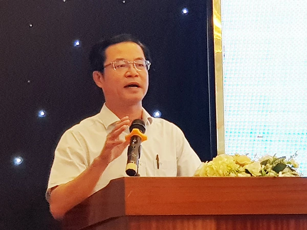 Phó Giám đốc Sở TN&MT Đà Nẵng Võ Nguyên Chương khẳng định tiết kiệm là giải pháp có ý nghĩa quyết định nhằm đảm bảo ưu tiên cấp điện, cấp nước sinh hoạt cho TP Đà Nẵng đến cuối mùa cạn 2023