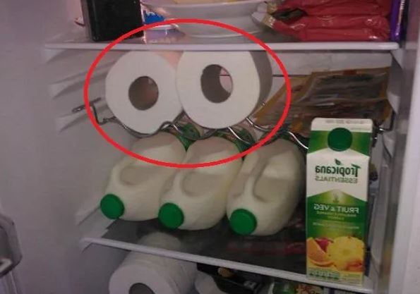 Đặt cuộn giấy vệ sinh vào tủ lạnh: Lợi ích rất tuyệt vời, giải quyết vấn đề nhà nào cũng gặp