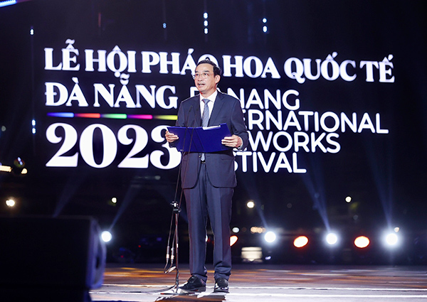 Chủ tịch UBND TP Đà Nẵng Lê Trung Chinh phát biểu khai mạc DIFF 2023