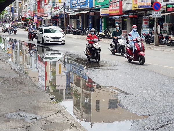 Đường Hùng Vương có bề dày lịch sử và mật độ kinh doanh buôn bán sầm uất bậc nhất nội thị Đà Nẵng nhưng hạ tầng kỹ thuật, thoát nước, cảnh quan đang ngày càng xuống cấp