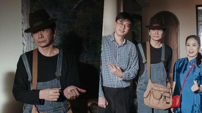 Tạm biệt ‘giao diện’ khắc khổ, NSND Trung Anh mặc quần yếm sặc sỡ trong phim mới