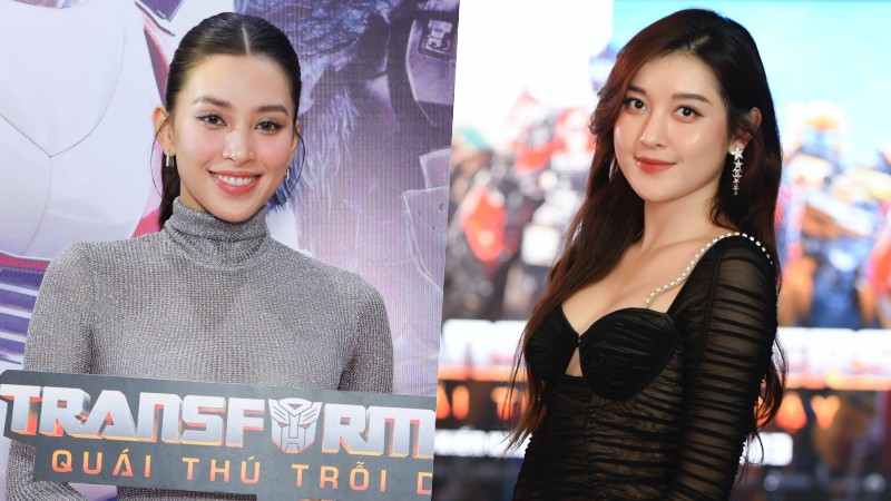 Hoa hậu Tiểu Vy, á hậu Huyền My cùng dàn sao Việt đổ bộ thảm đỏ ra mắt 'Transformers: Quái Thú Trỗi Dậy'