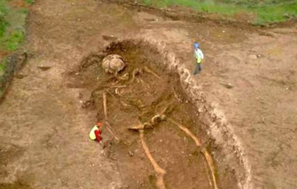 Bí ẩn về bộ xương người khổng lồ dài 10 mét được khai quật vào năm 1976