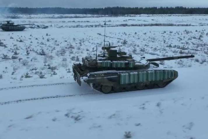 Xe tăng T-90M Proryv không thua kém pháo tự hành về hiệu quả hỏa lực gián tiếp