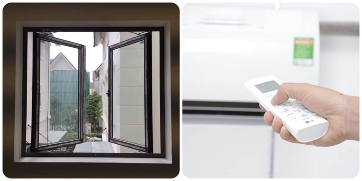 Bật điều hòa mở cửa có tốn điện không? 