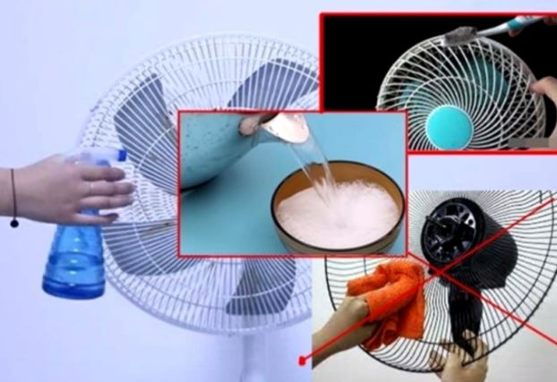 Mẹo làm sạch quạt không cần tháo khung, không cần rửa