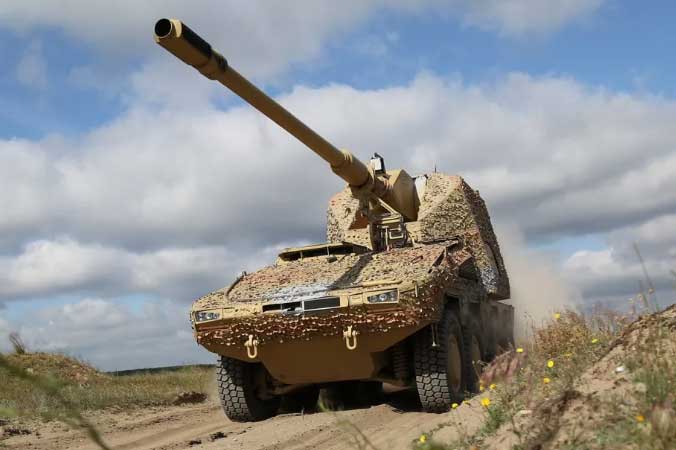 Clip: Boxer RCH-155 – Sức mạnh pháo tự hành bánh lốp từ Đức