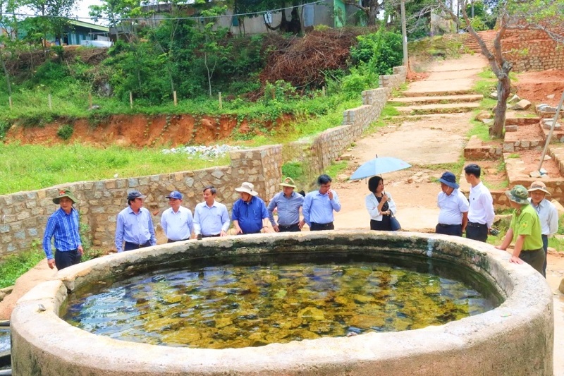 Giếng nóng Đạ Long, nơi có nhiều tiềm năng để phát triển du lịch cộng đồng của huyện Đam Rông.