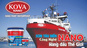 Sơn KOVA NANO hệ nước - giải pháp vượt trội ngành công nghiệp sơn tàu biển
