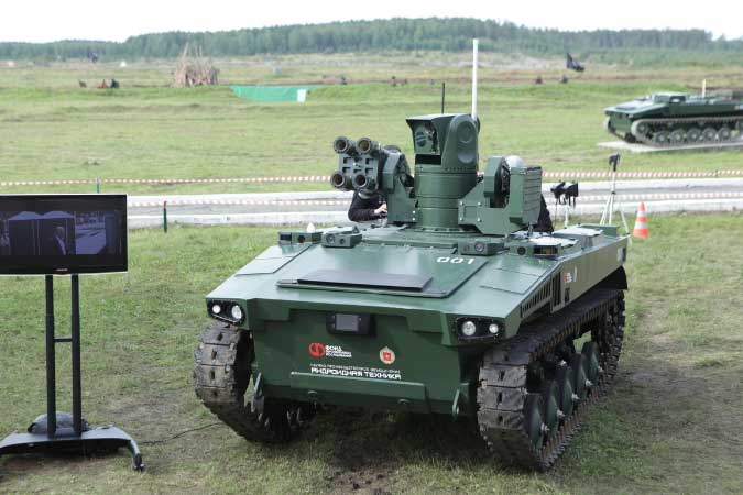 Clip: Khám phá sức mạnh của robot chiến đấu Marker - “Sát thủ diệt xe tăng” của Nga