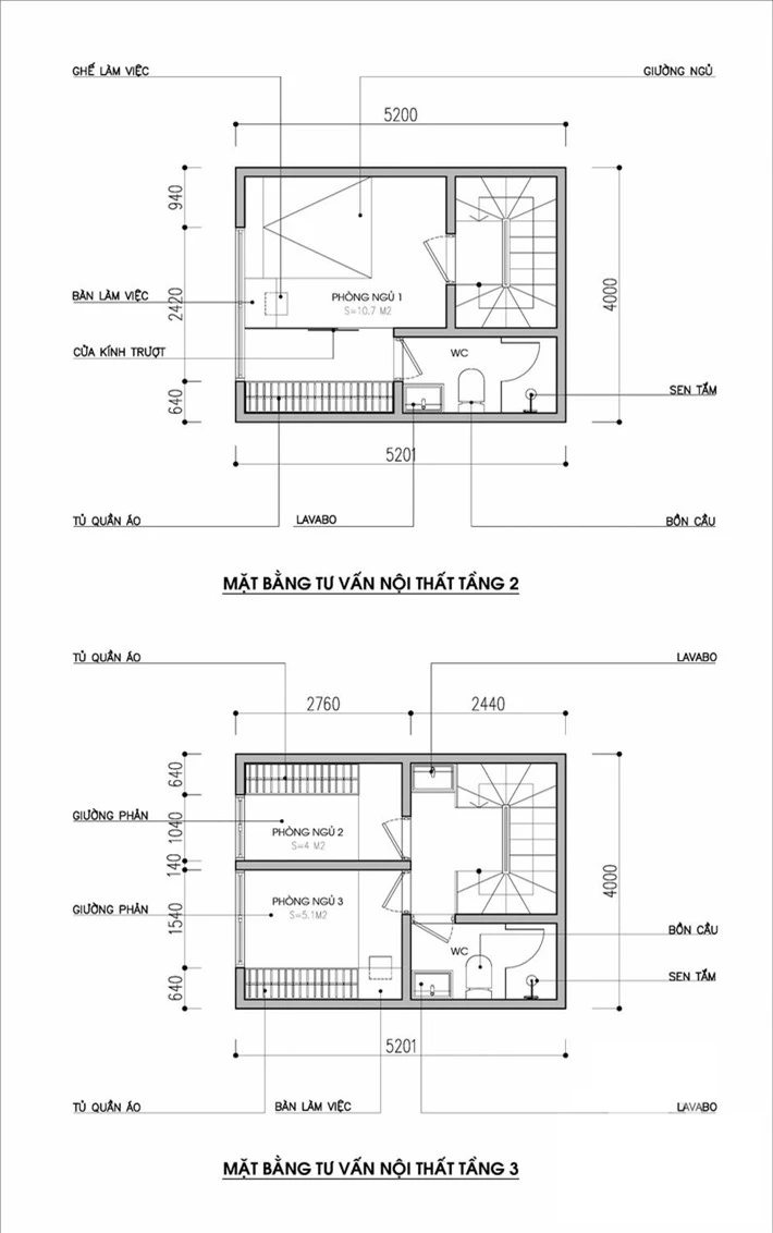 Thiết kế nội thất nhà ống diện tích 21m², tuy nhỏ nhưng rất thoáng mát - Ảnh 2.