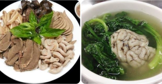 Những nguy hại tiềm ẩn khi ăn nội tạng động vật