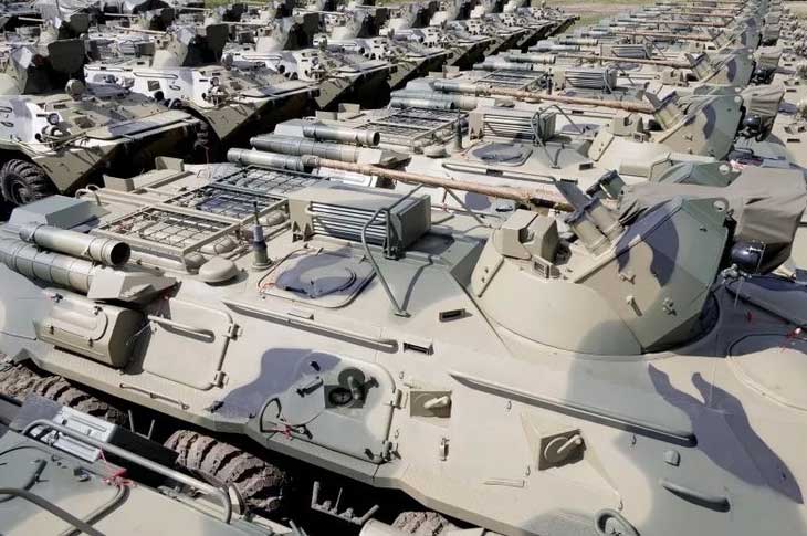 Hàng loạt thiết giáp BMP-2M và BTR-82AT nâng cấp tham chiến