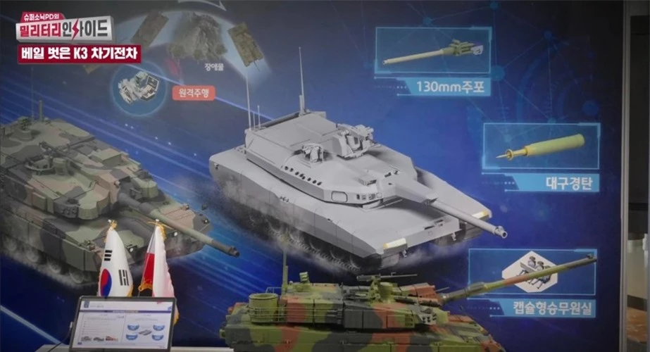 Xuất hiện bản sửa đổi mới nhất của xe tăng K3 do Hàn Quốc chế tạo ảnh 1