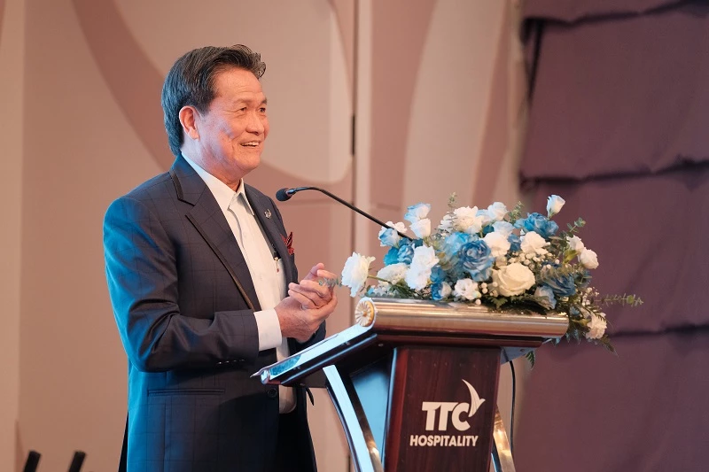 Ông Đặng Văn Thành – Chủ tịch Tập đoàn TTC, chia sẻ tại sự kiện.