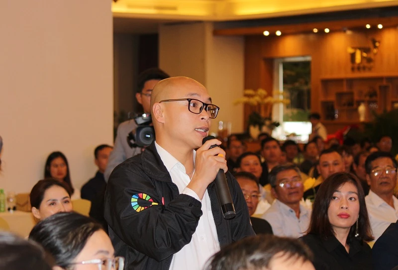 Chia sẻ của doanh nhân Đặng Văn Thành đã truyền cảm hứng cho các bạn trẻ đam mê kinh doanh.