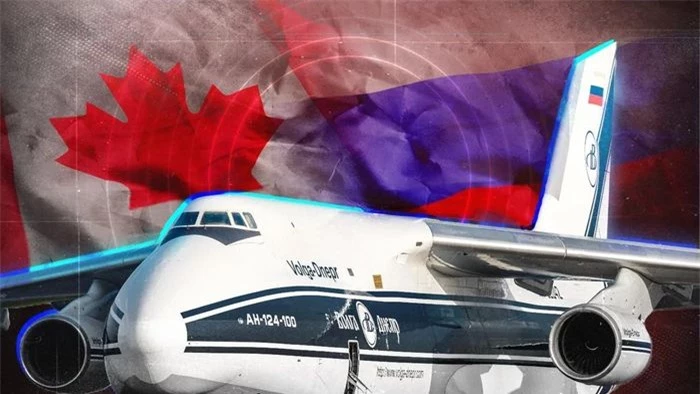 Canada vừa qua đã tịch thu một chiếc máy bay vận tải hạng nặng An-124 Ruslan của Nga.