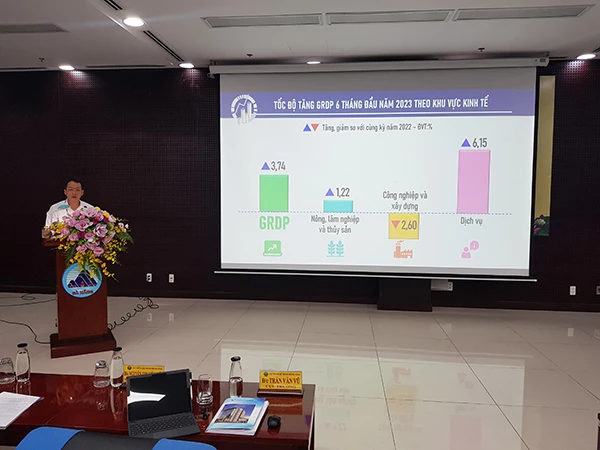 Theo báo cáo của Cục Thống kê Đà Nẵng, trong mức tăng GRDP của TP 6 tháng đầu năm là 3,74% thì khu vực công nghiệp và xây dựng giảm 2,6%.