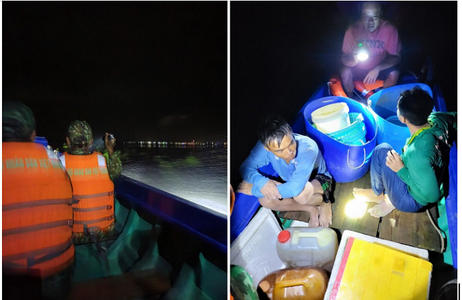 Ki&#xEA;n Giang: K&#x1ECB;p th&#x1EDD;i c&#x1EE9;u s&#x1ED1;ng 5 ng&#x1B0; d&#xE2;n g&#x1EB7;p n&#x1EA1;n tr&#xEA;n bi&#x1EC3;n