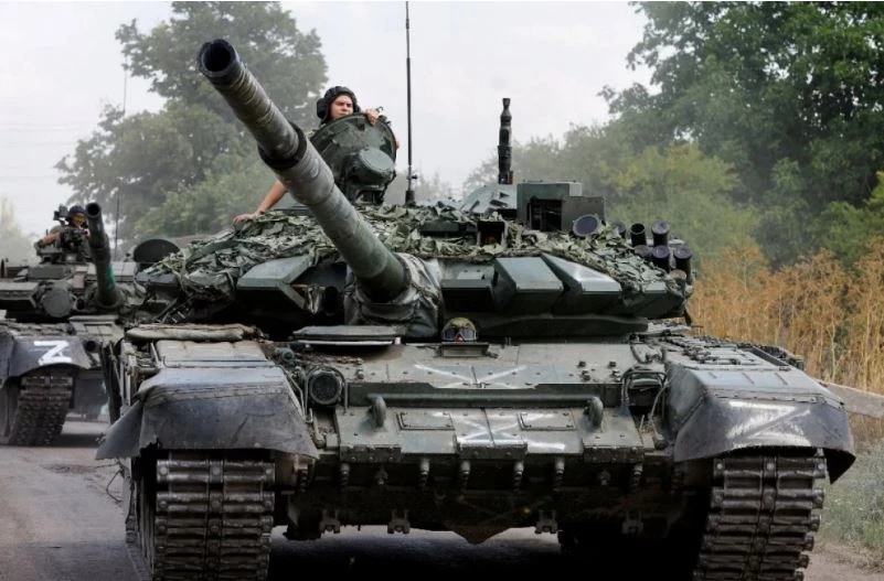 Xe tăng Nga tham chiến ở Ukraine. Ảnh: Reuters.
