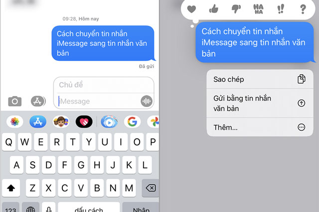 Cách in tin nhắn văn bản từ iPhone 