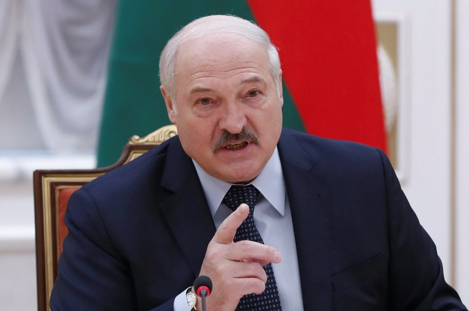 Tổng thống Belarus Alexander Lukashenko. Ảnh: Reuters.
