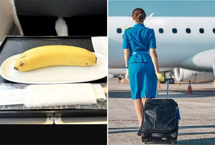 Nguyên nhân tiếp viên hàng không thường mang 1 quả chuối lên máy bay