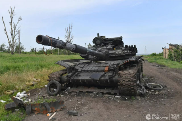 Xe tăng Challenger 2. Ảnh: RIA Novosti.