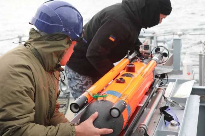 Vũ khí giúp Ukraine đối phó trận địa thủy lôi Nga