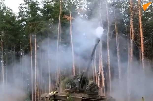 Clip: Pháo binh Nga đánh thẳng vào sở chỉ huy Ukraine, sử dụng công nghệ laser