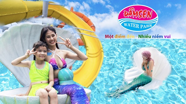 Công viên nước Đầm Sen ngày càng thu hút du khách