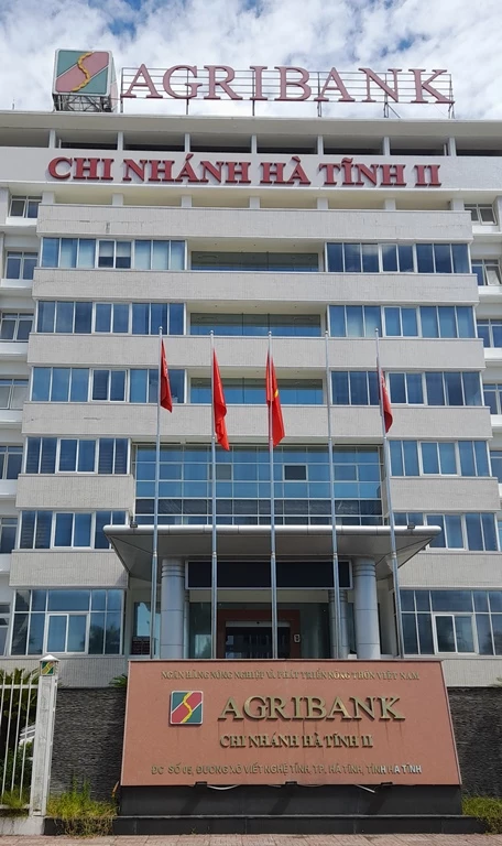 Trụ sở Ngân hàng Agribank Chi nhánh Hà Tĩnh II.