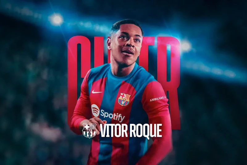 Vitor Roque chính thức trở thành người của Barca.
