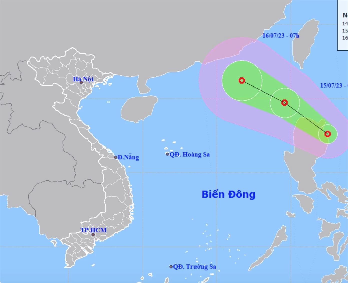 Áp thấp nhiệt đới khi vào Biển Đông sẽ mạnh thêm