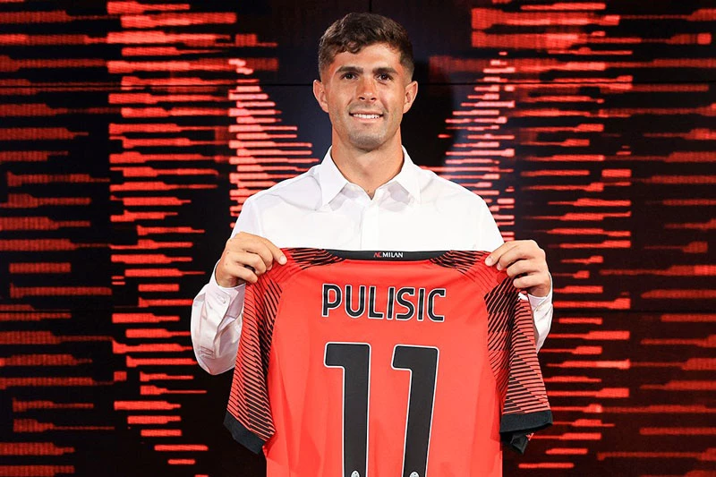 Christian Pulisic chính thức gia nhập Milan.