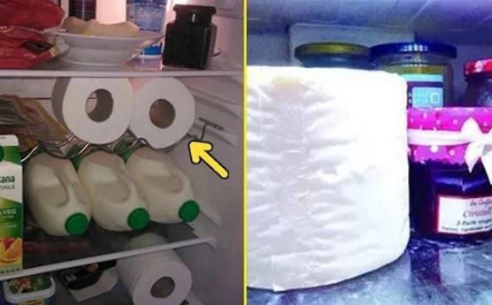Bỏ cuộn giấy vệ sinh vào tủ lạnh qua đêm, sáng hôm sau sẽ thấy điều kỳ diệu