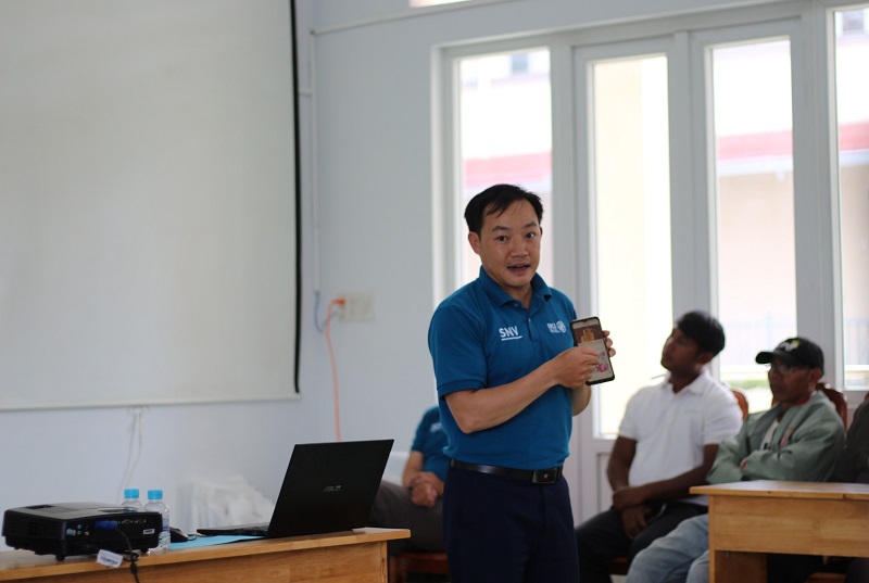 Ông Phạm Trọng Phu – Cố vấn chuỗi giá trị Dự án Café-REDD, chia sẻ sự tiếp cận và phù hợp của dự án với Dự Luật EUDR.