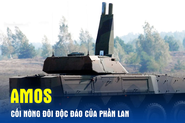 AMOS - Cối nòng đôi độc đáo của Phần Lan