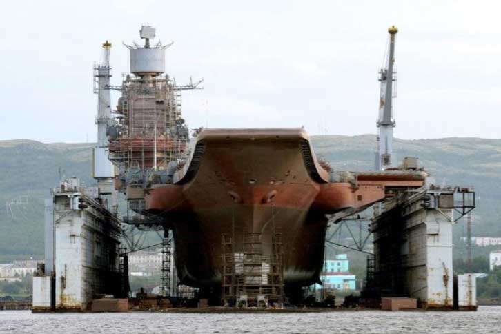 Nga ấn định thời gian 'tái ngũ' của tàu sân bay Đô đốc Kuznetsov