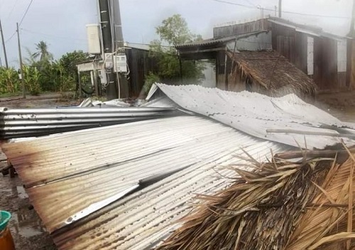 Cà Mau: Thiên tai, giông lốc gây thiệt hại nặng 