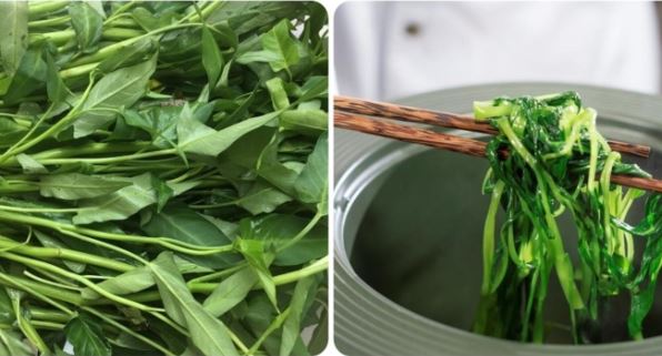 Dấu hiệu nhận biết rau muống nhiễm chì đơn giản nhất