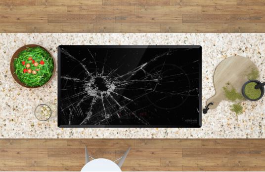 Xử lý thế nào khi bếp từ bị nứt vỡ mặt kính?