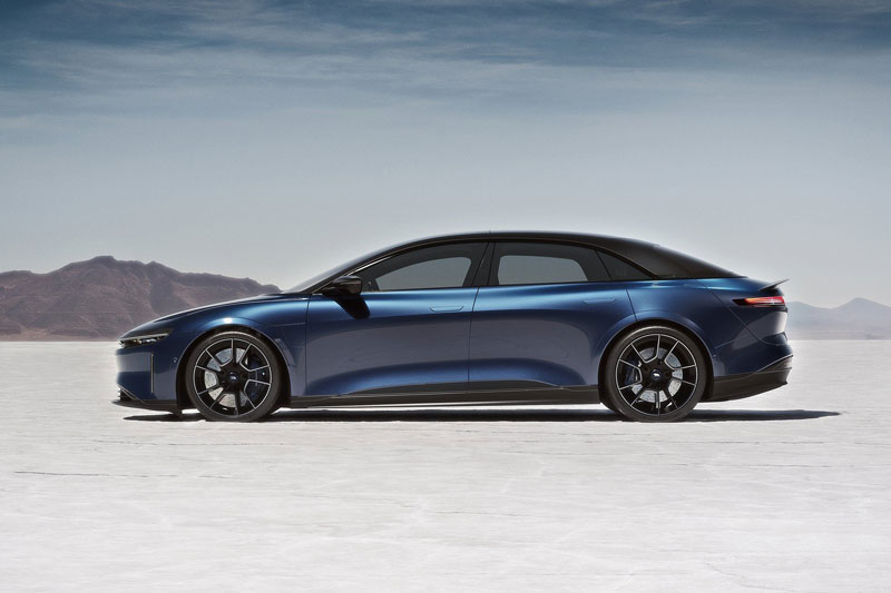 Top 10 xe sedan chạy điện tăng tốc nhanh nhất thế giới: Lucid Air Sapphire vượt mặt Tasle Model S
