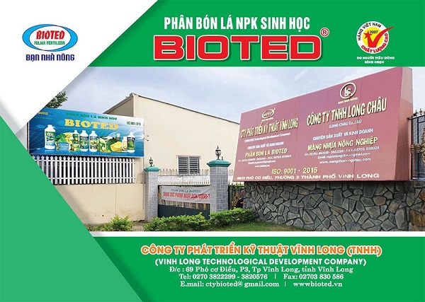 Công ty TNHH Phát triển Kỹ thuật Vĩnh Long: Thương hiệu uy tín của thị trường phân bón Việt