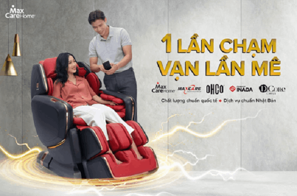 Chăm sóc sức khỏe kiểu Nhật với ghế massage Maxcare