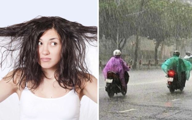 Mùa mưa, cẩn trọng loạt hệ lụy sức khỏe kéo theo khi dùng mũ bảo hiểm, áo mưa ẩm hôi