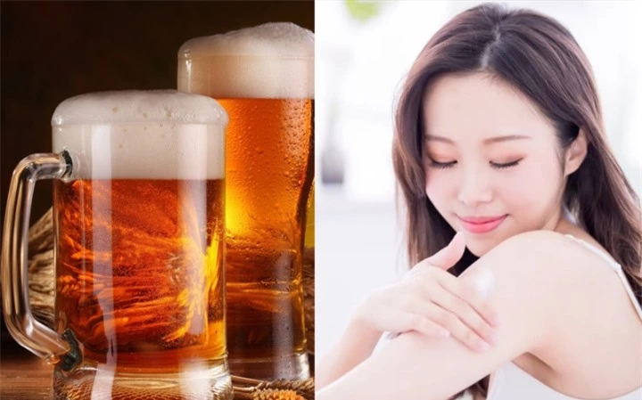 Hàm lượng lớn Vitamin B trong bia sẽ giúp làn da mượt mà và sáng mịn từng ngày.